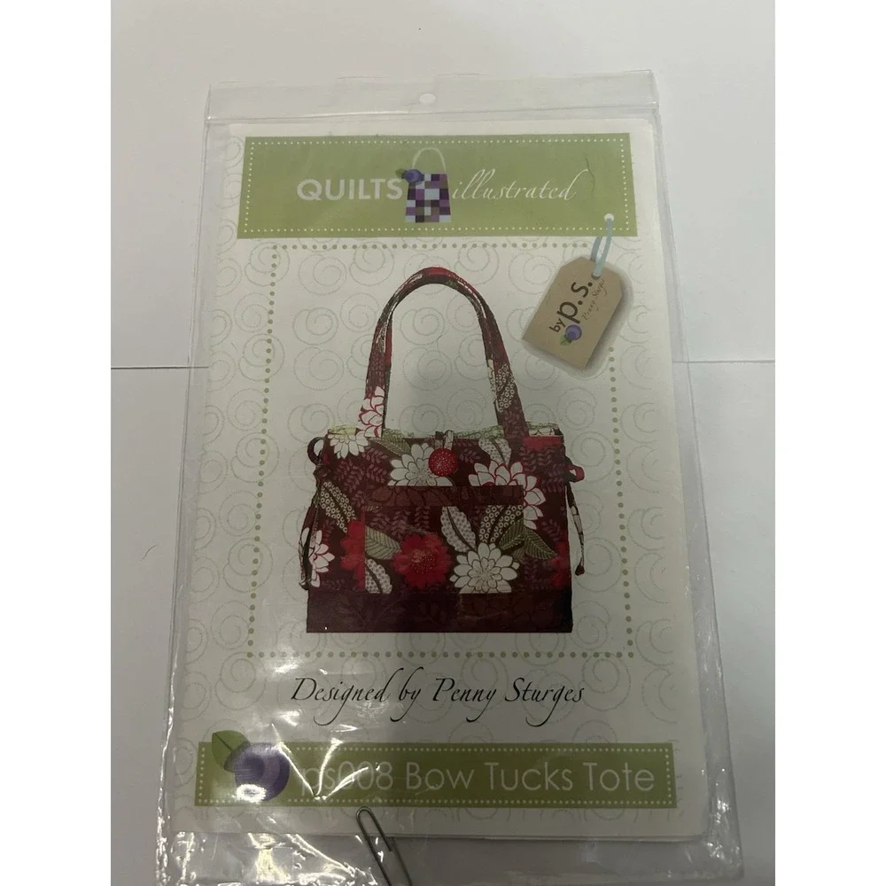 Quilts Illustrated‎ Bow Tucks Tote By Penny Sturges Pattern PS008 New