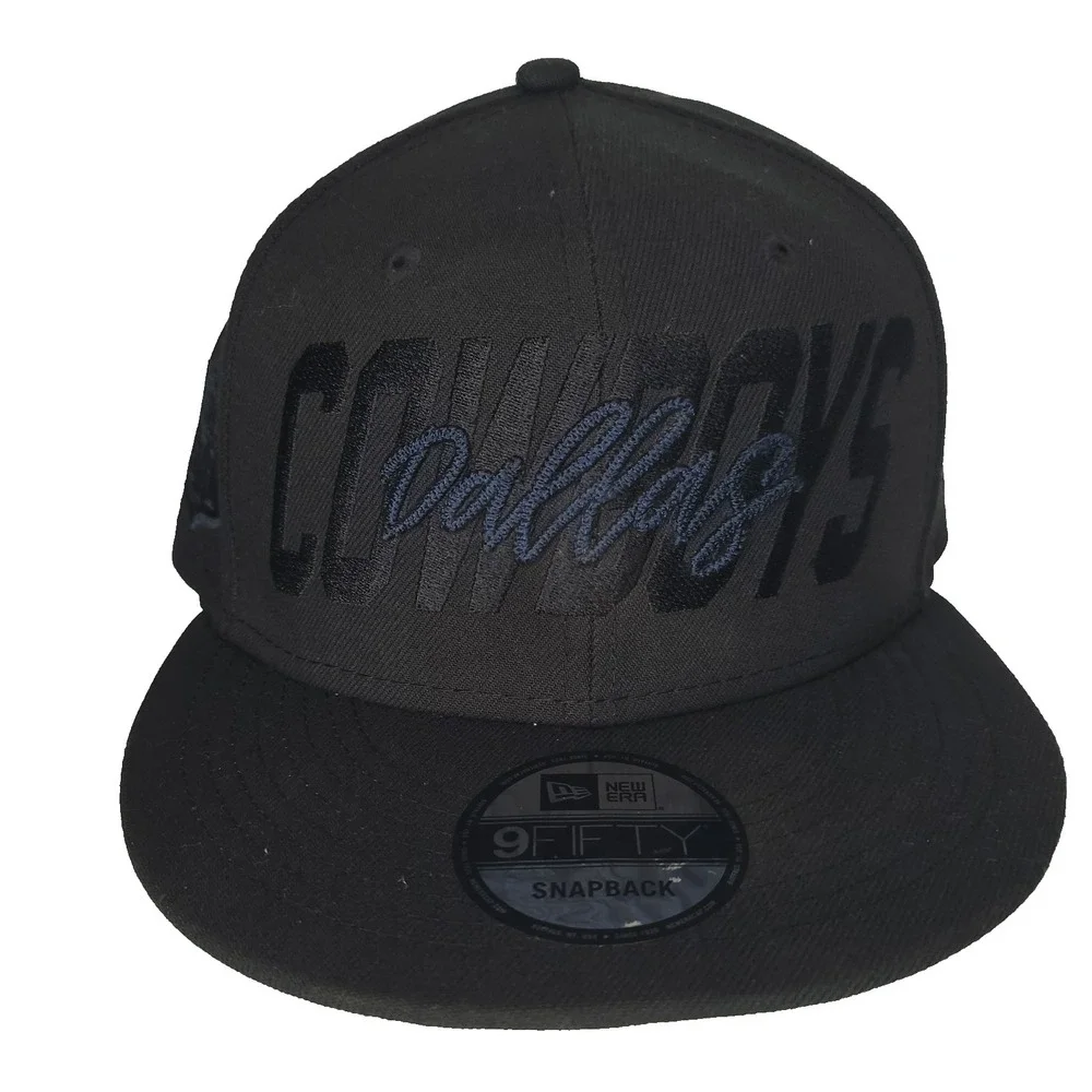 New Era 9Fifty Dallas Cowboys NFL Football Snapback‎ Cap Hat Men's OS Black Out