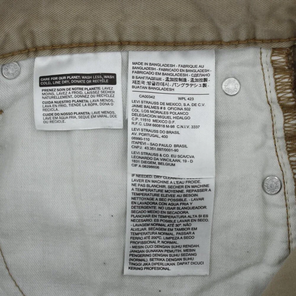 Levis bundle tapered