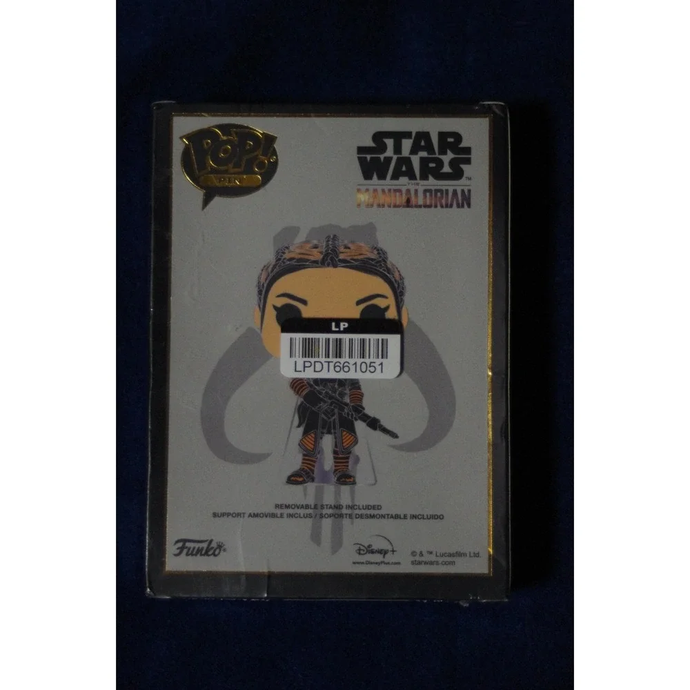 Star Wars Mandalorian Fennec Shand Funko‎ Pop Large Pin NIB