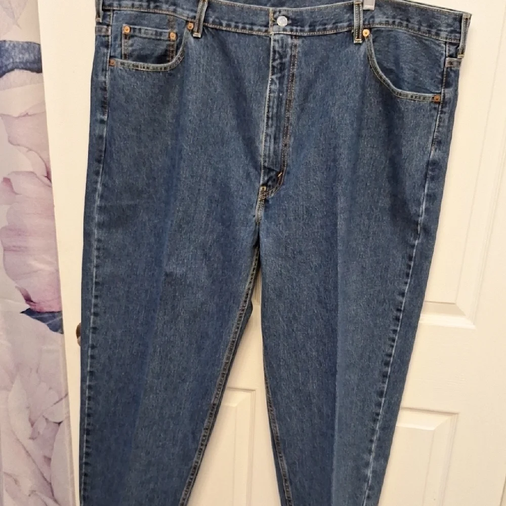 f Levi's Blue Straight-Leg Jeans with Classic Indigo Wash Very Nice 48x30