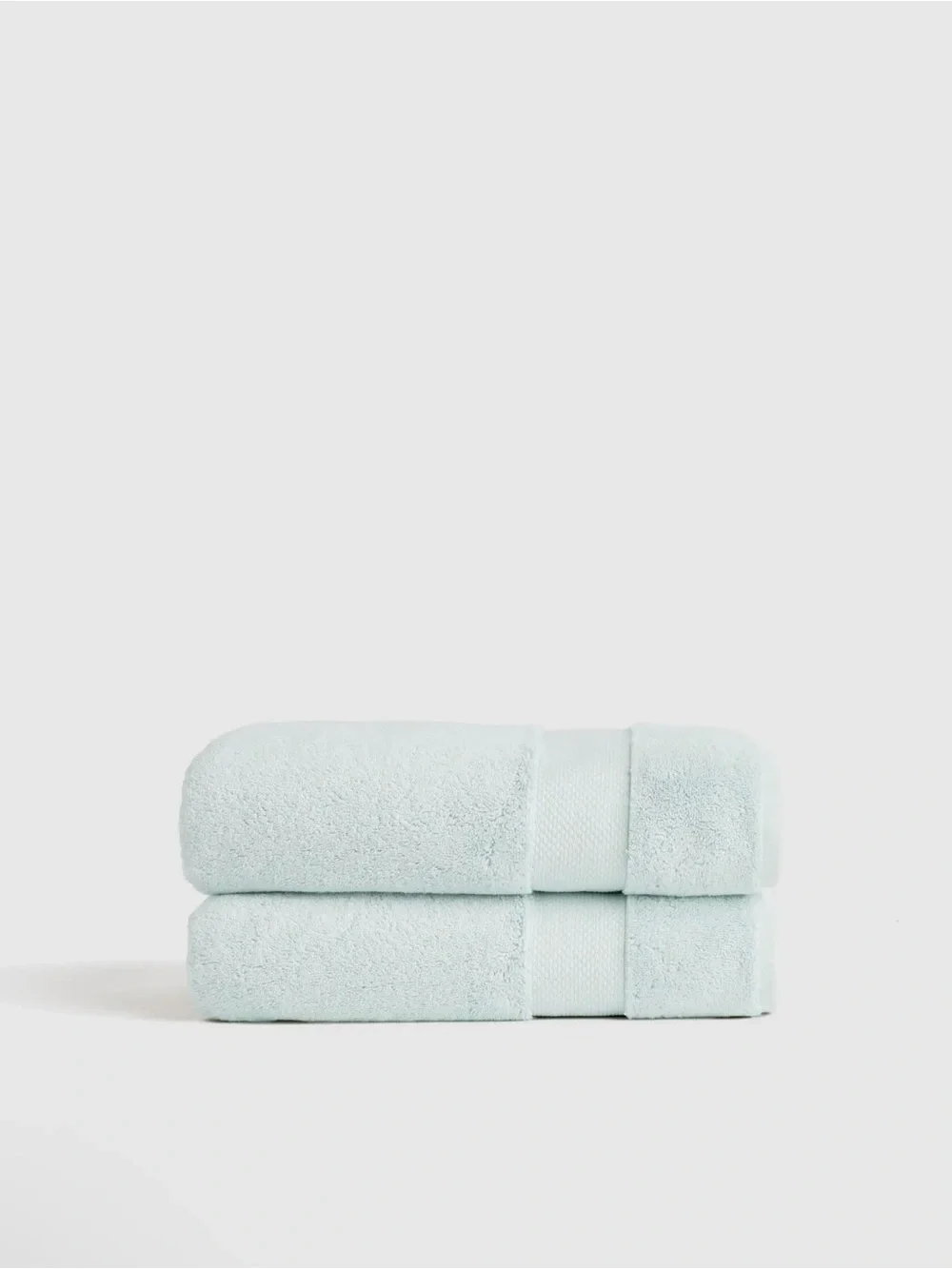 Quince Turkish Ultra Plush Bath Towels in Mist