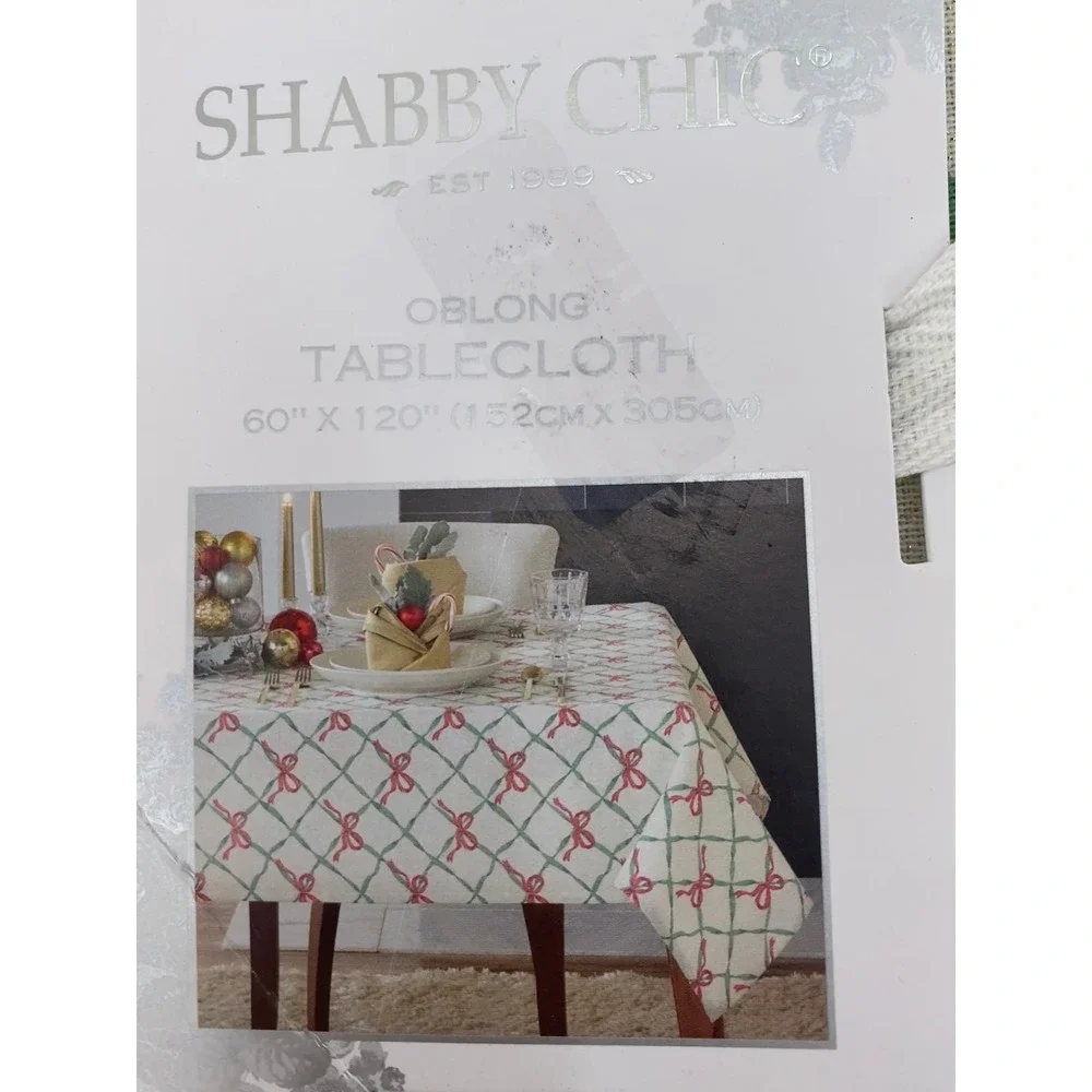 Shabby Chic oblong tablecloth
