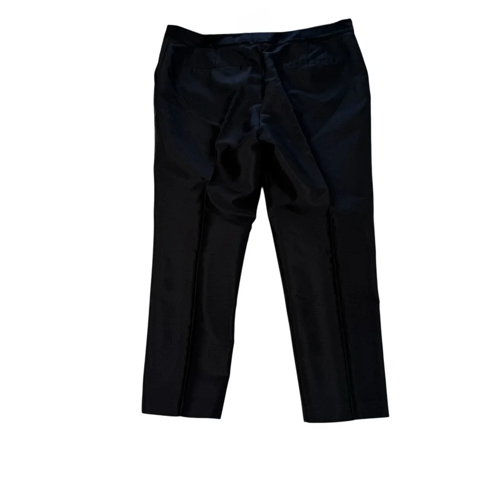 Vineyard Vines Silk Cocktail Pants Dress Womens Size 12‎ Black 2P0190 Formal