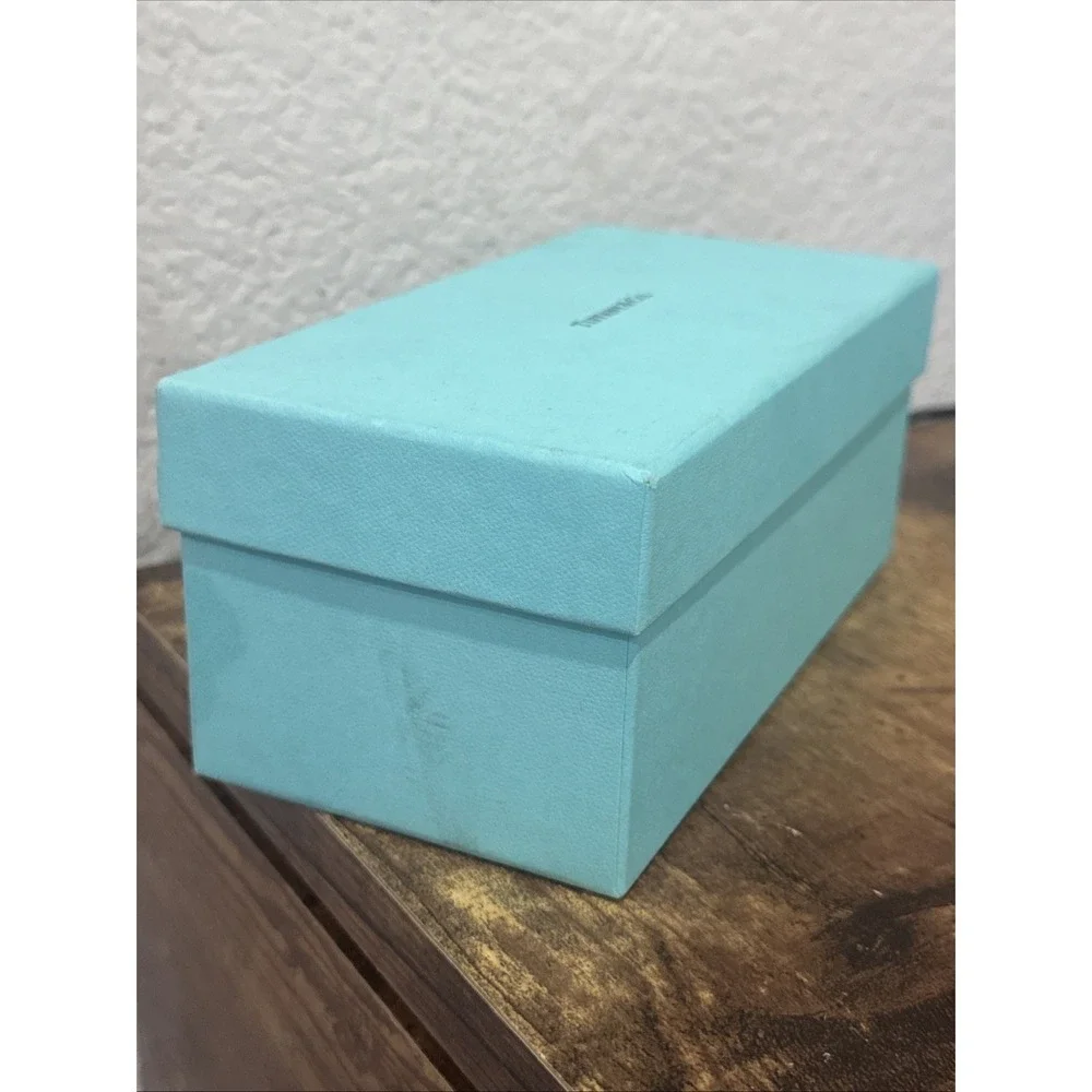 Genuine Tiffany & Co. Blue Teal Empty Gift Box 6.5