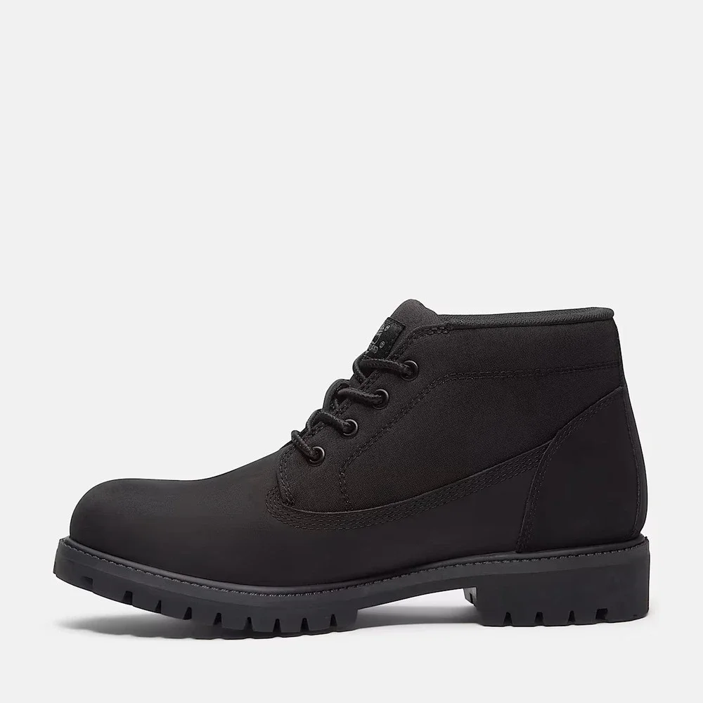 Timberland Redwood Falls Waterproof‎ Chukka Boots Mens Black Leather Size 10
