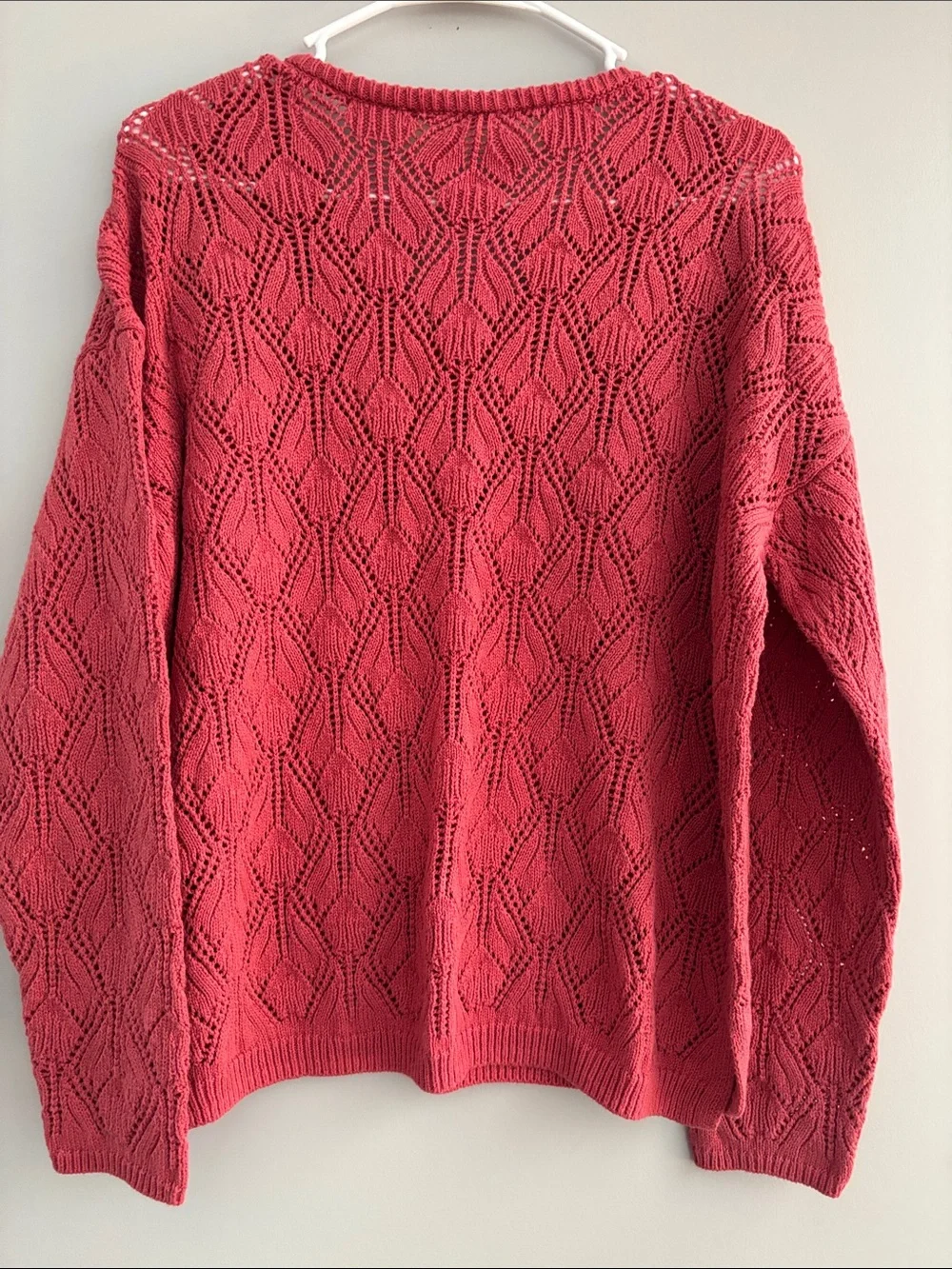 Peace Love World openwork knit