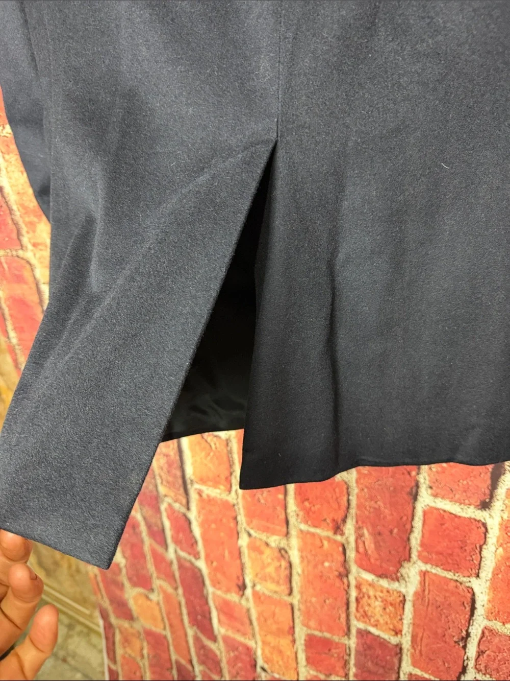 Miller Bros Newton Men’s Wool Blend Sport Coat Blazer Size 40S Navy Made in USA