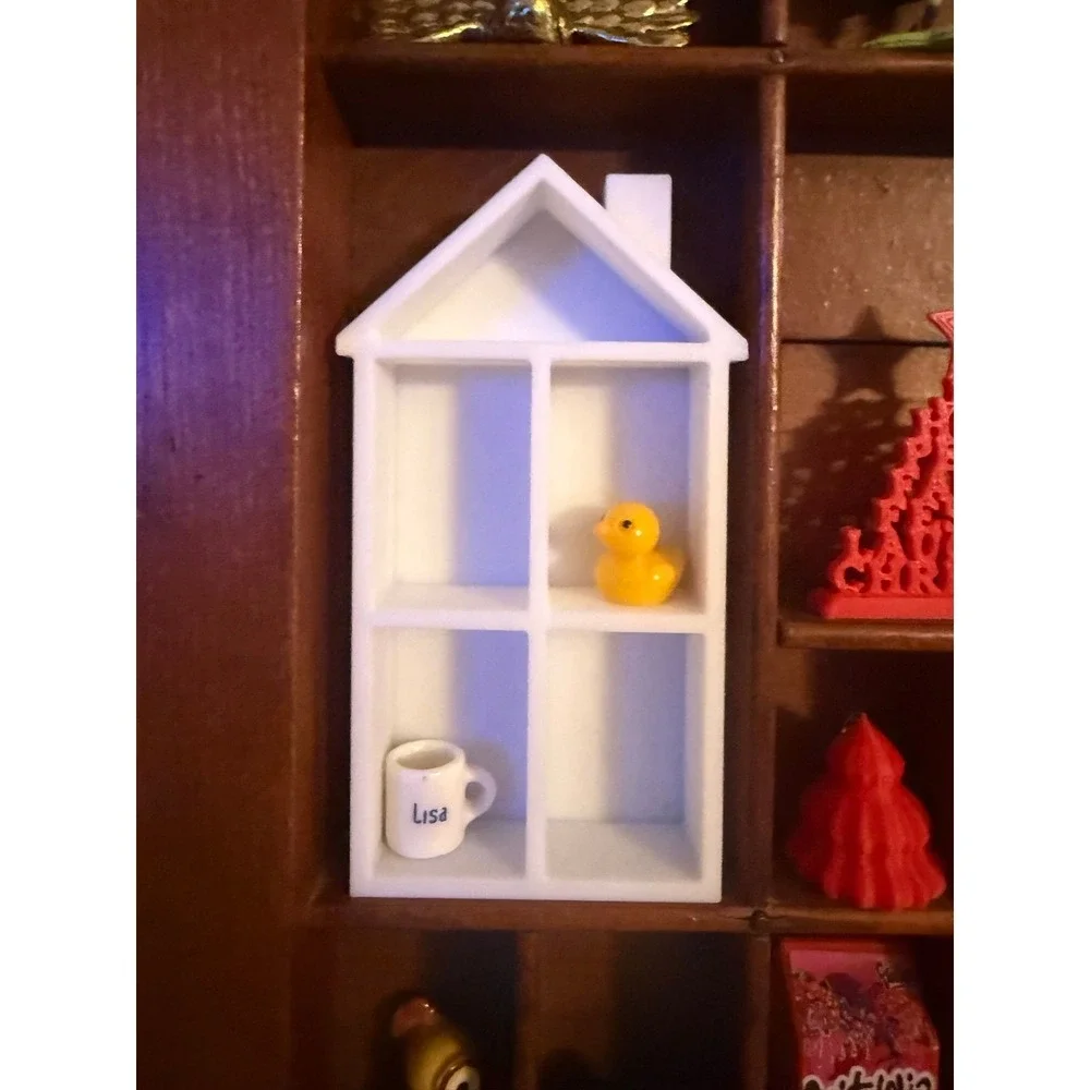 House Shaped Trinket Shelf for Trinket Shelf Color choice
