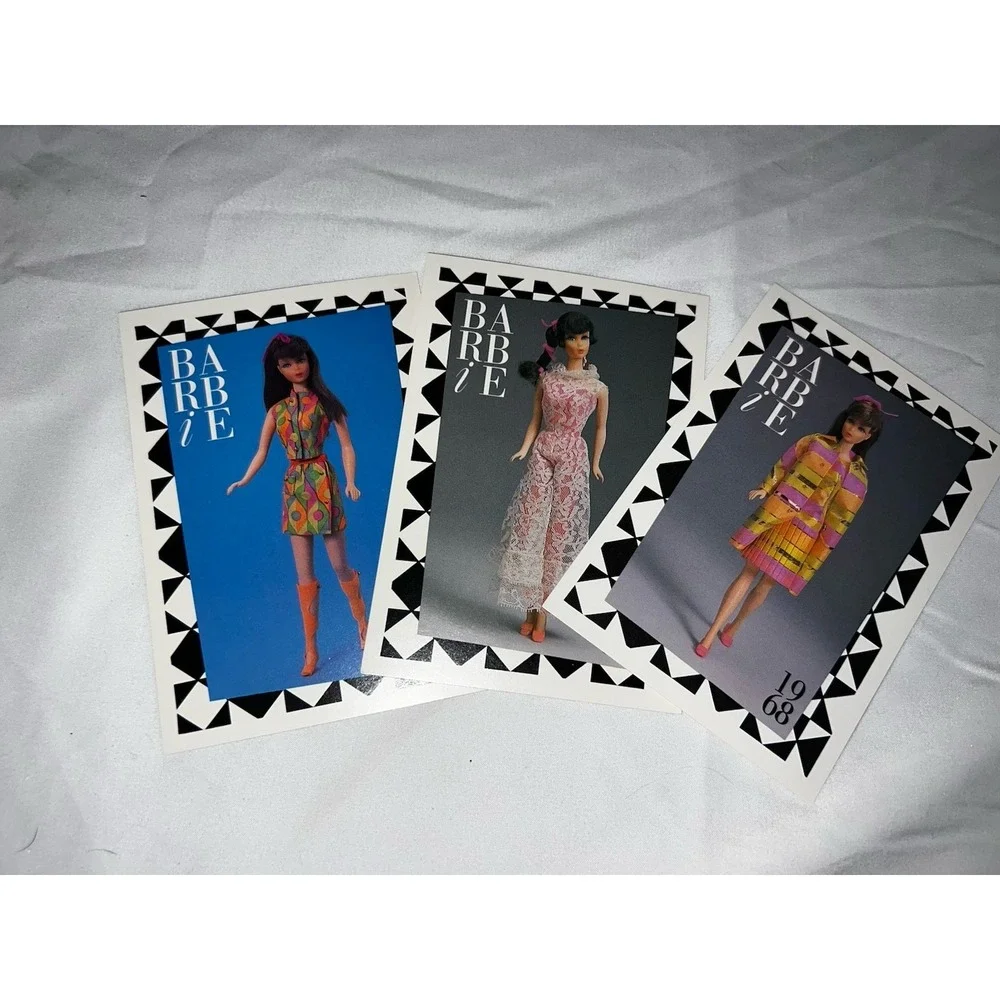 Vintage 1990 Mattel Barbie Trading Cards - Set of 54 - 1959-1989