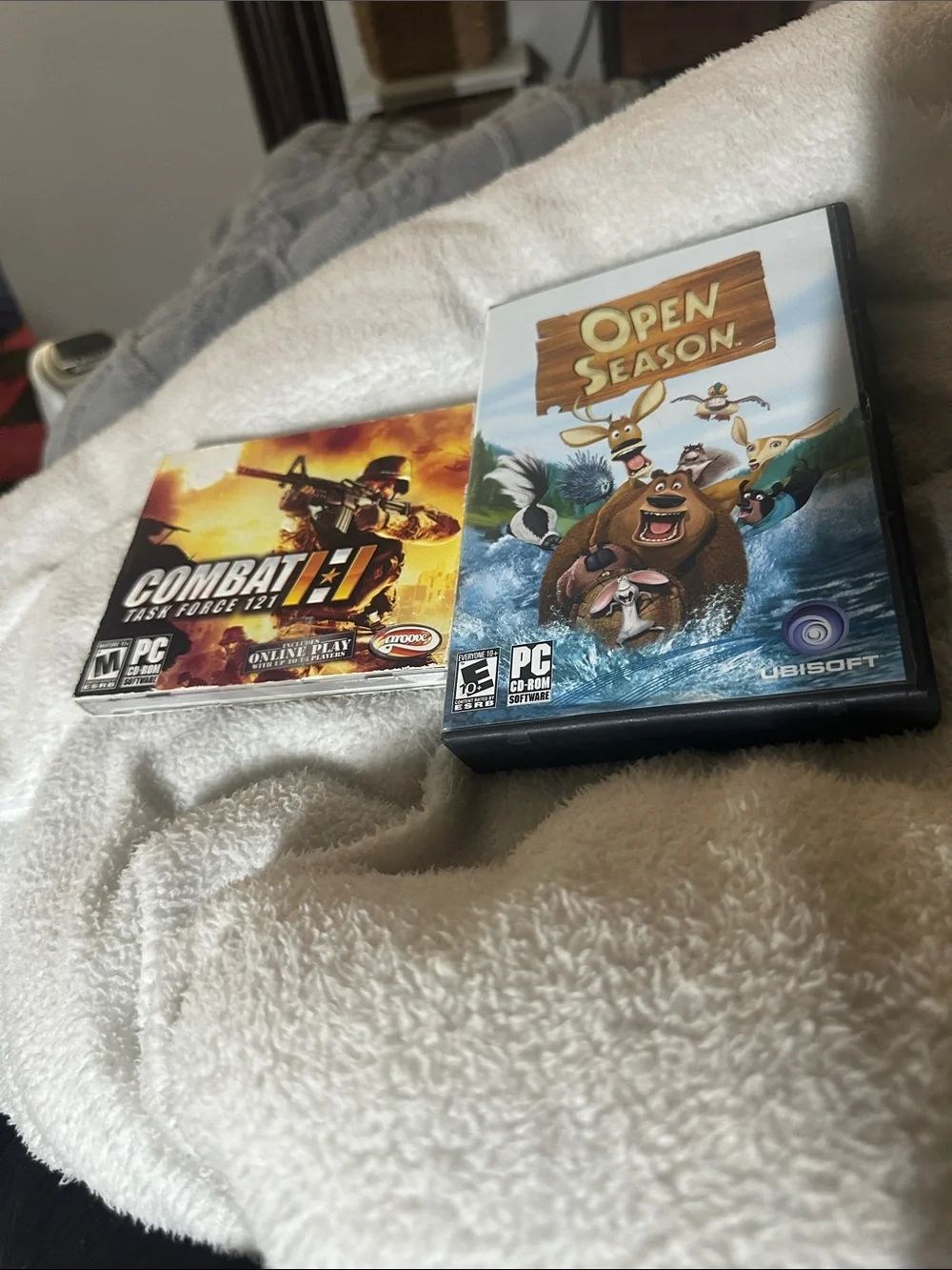 Open Season PC Game(includes 3discs-used) & COMBAT TASK FOREVER(NWT)