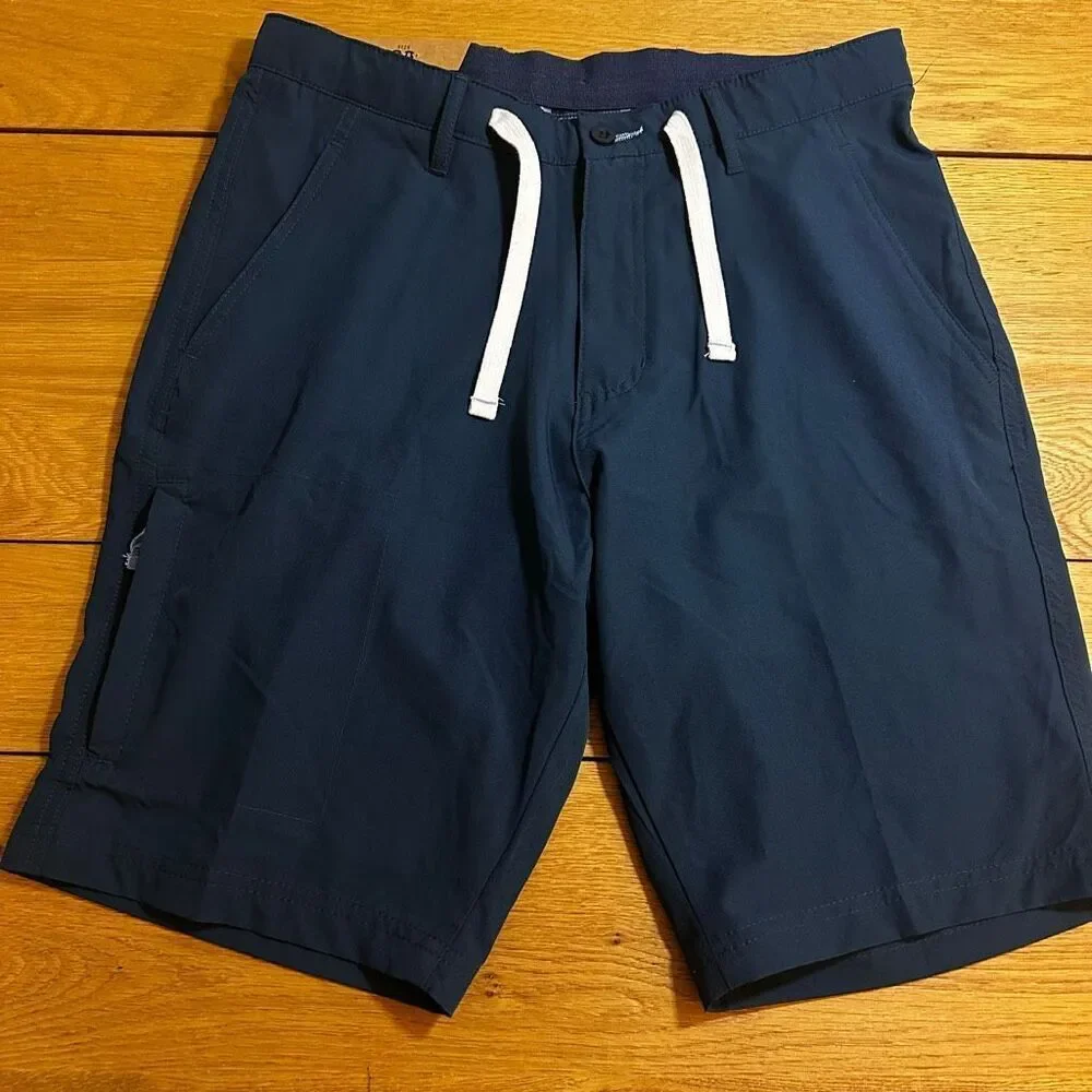 NWT Trunks 360 utility shorts 30 navy