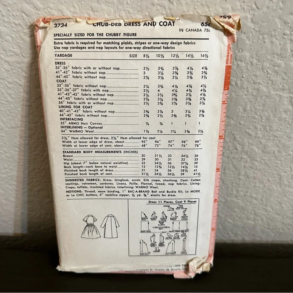 Vintage 1960s sew