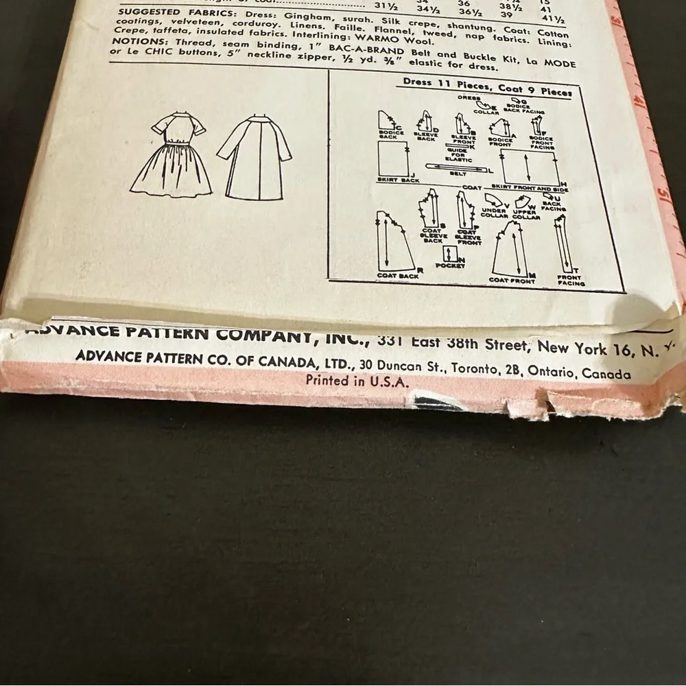Vintage 1960s sew