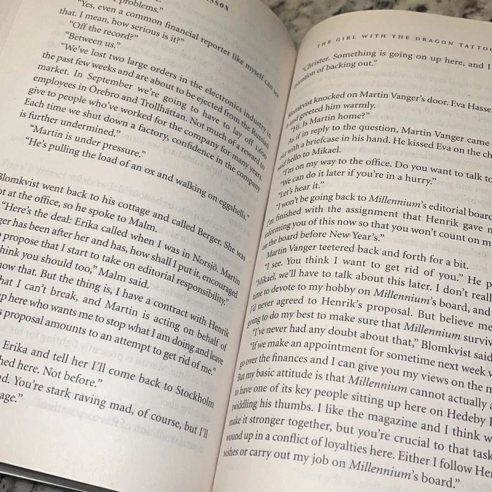 Stieg Larsson girl dragon