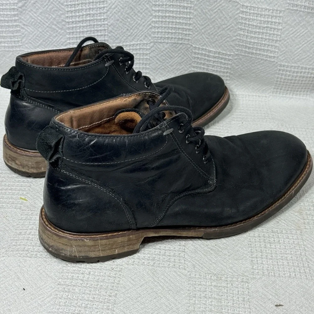 Florsheim Lodge Men's Plain Toe Chukka Black Boot‎ Size 9