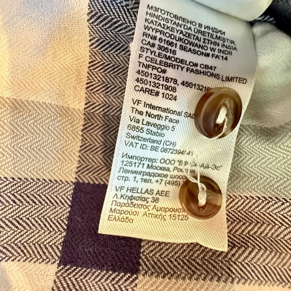 The North Face flannel built release