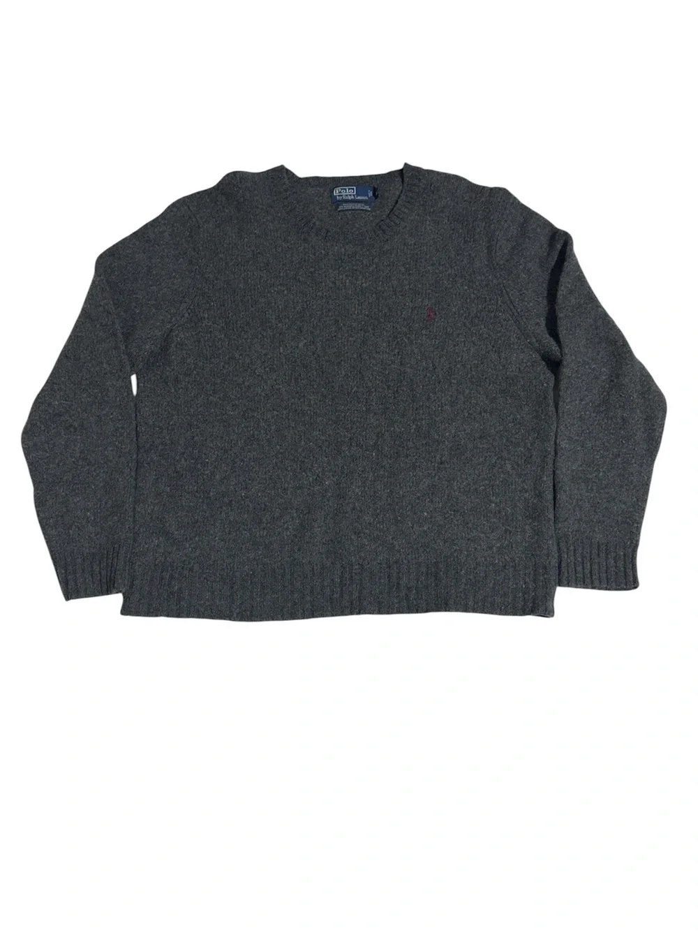 VTG Polo Ralph Lauren Sweater Crewneck Size XXL Mens Merino Wool Rabbit Hair