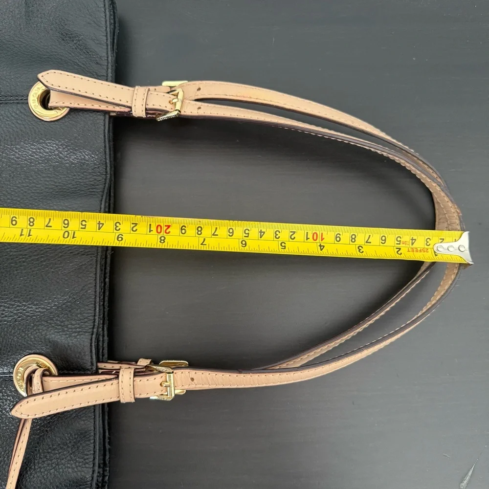 Michael Kors Pebbled Leather Jet Set Tote Shoulder Bag
