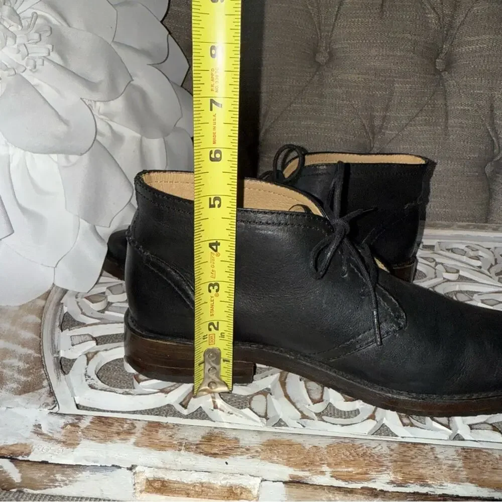 Frye black leather