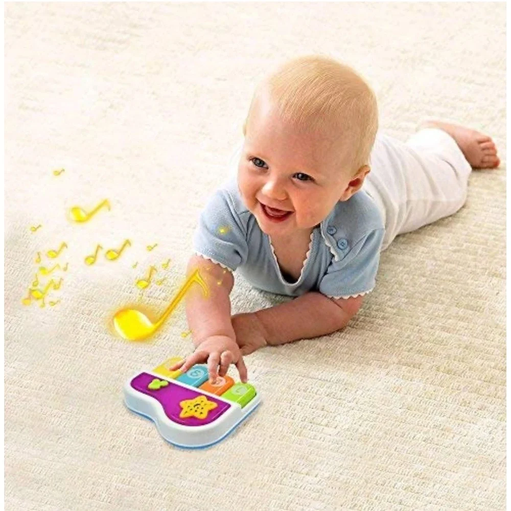 Kids Musical Piano Toy Toddler Learning Numbers 1-4 Star Musical Note Colorful