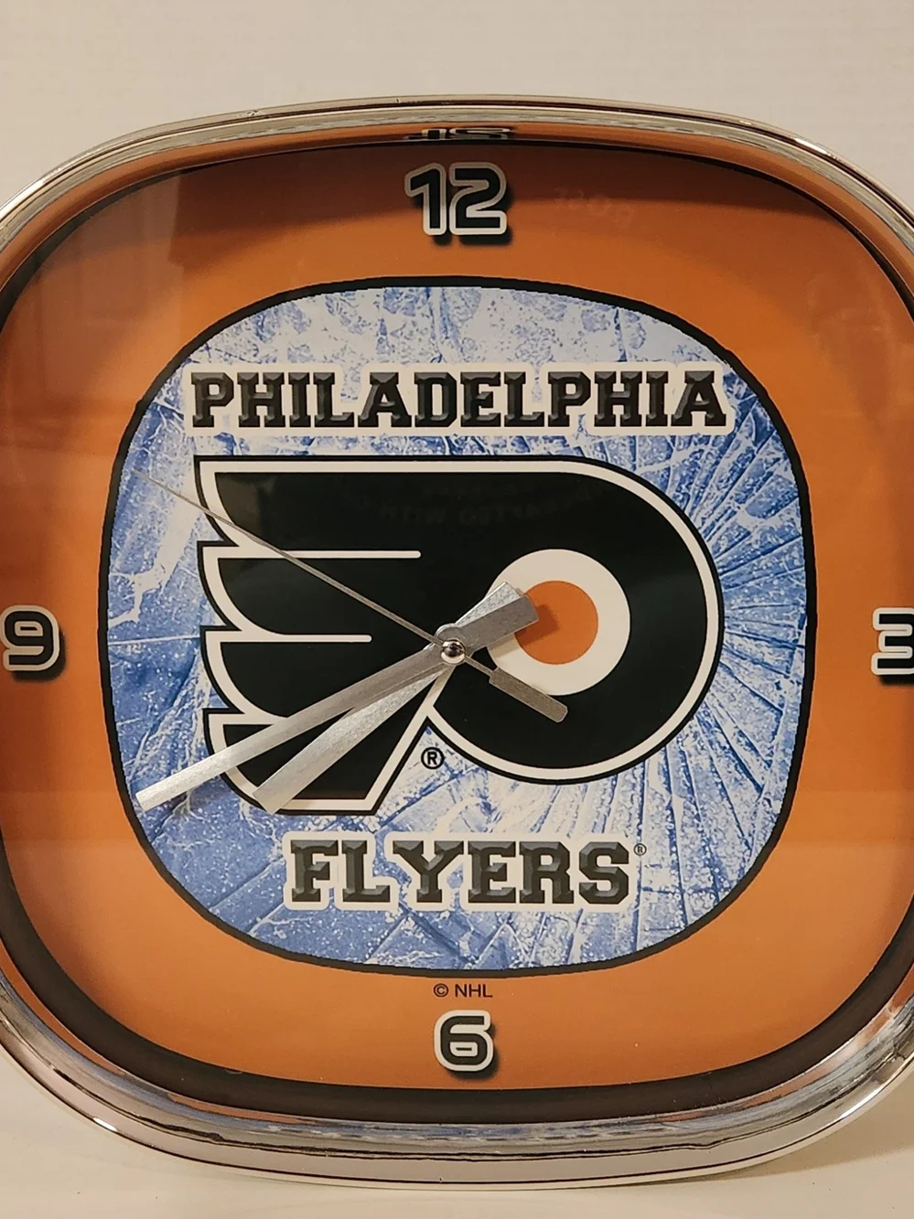 Vtg Philadelphia Flyers Wall Clock 12