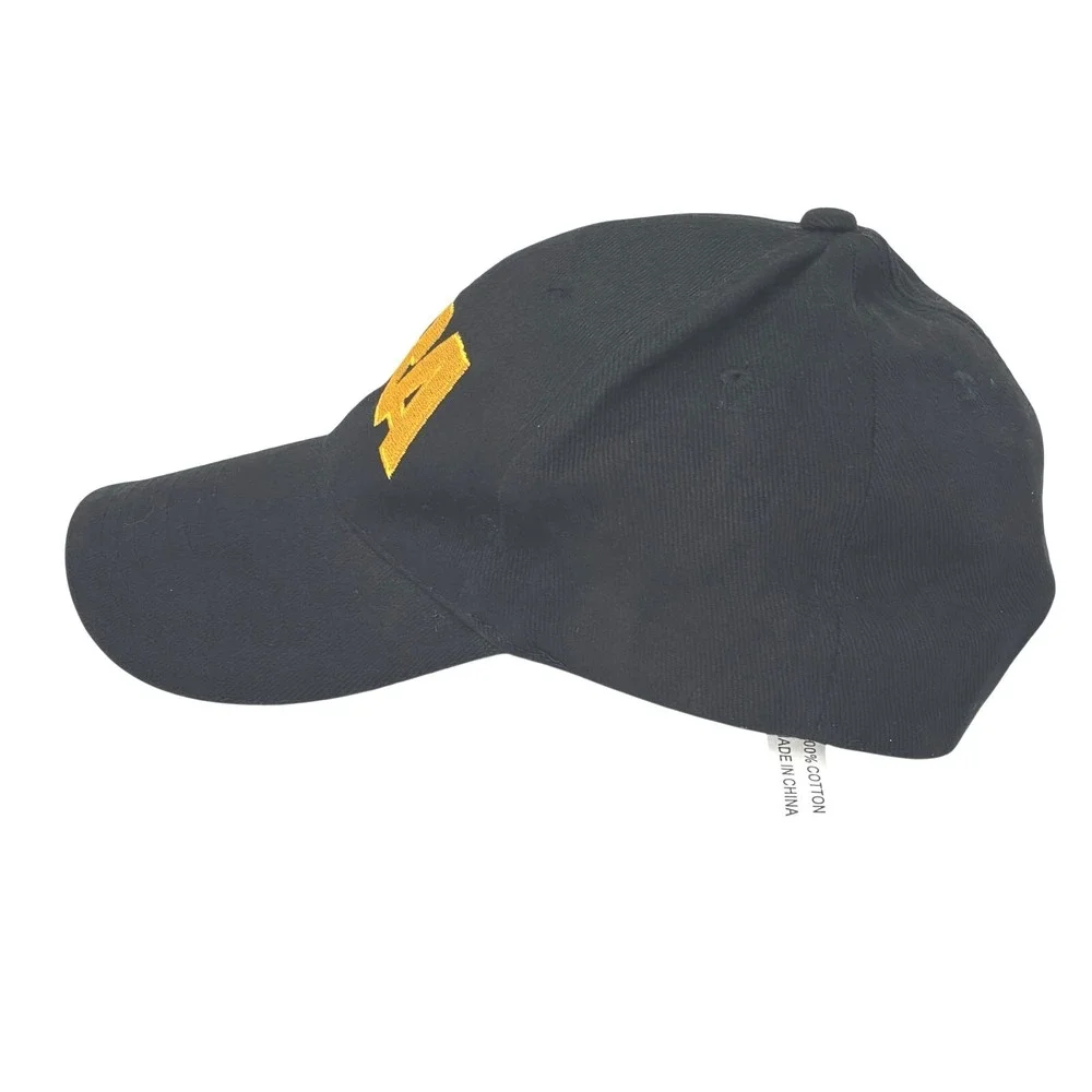 NRA Baseball Cap Mens Black‎ Yellow Embroidered Cotton Adjustable Hat US Flag