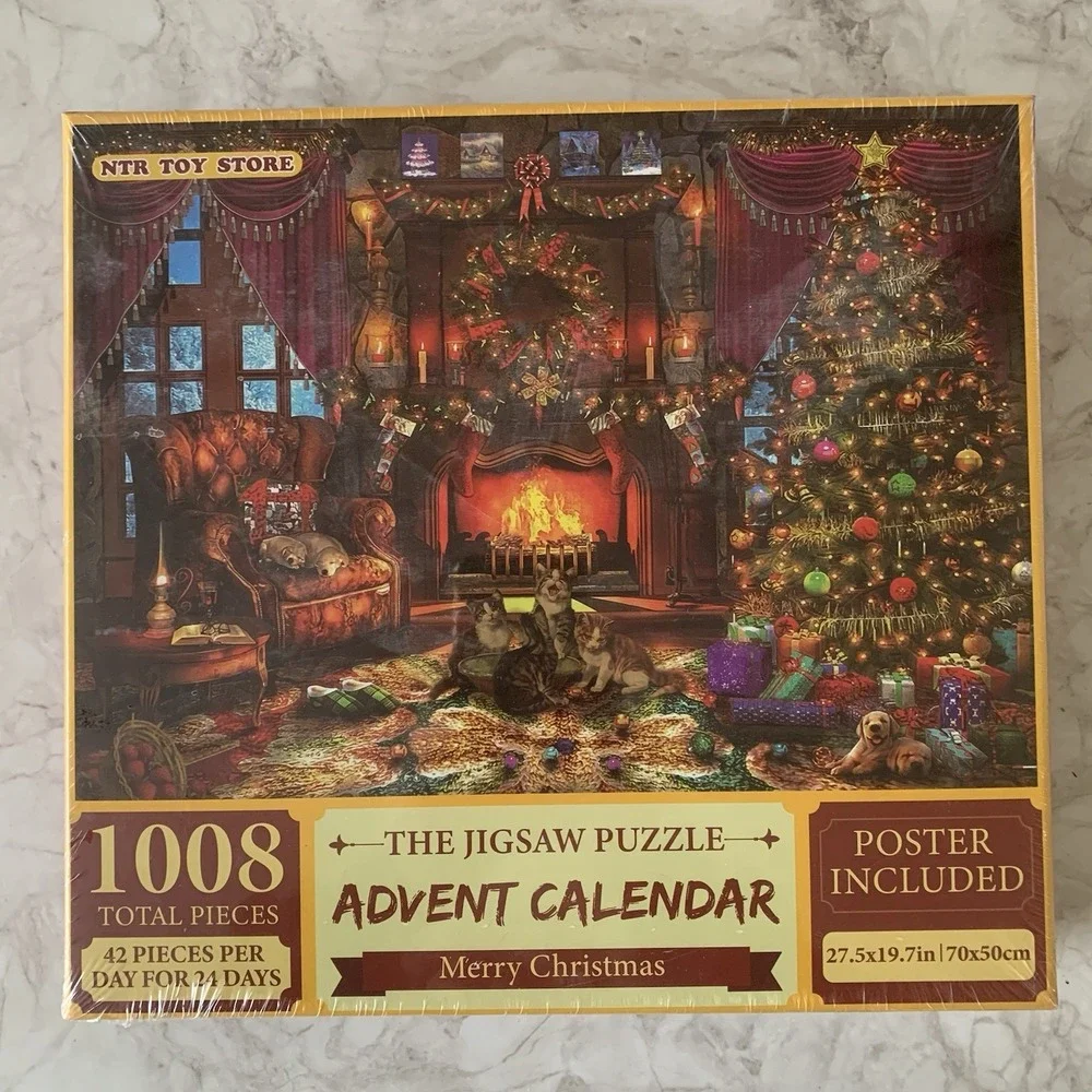 New - The‎ Jigsaw Puzzle Advent Calendar Christmas Celebration 1008 Pieces
