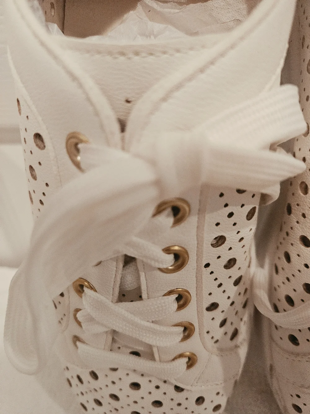 DV by Dolce Vita white perforated