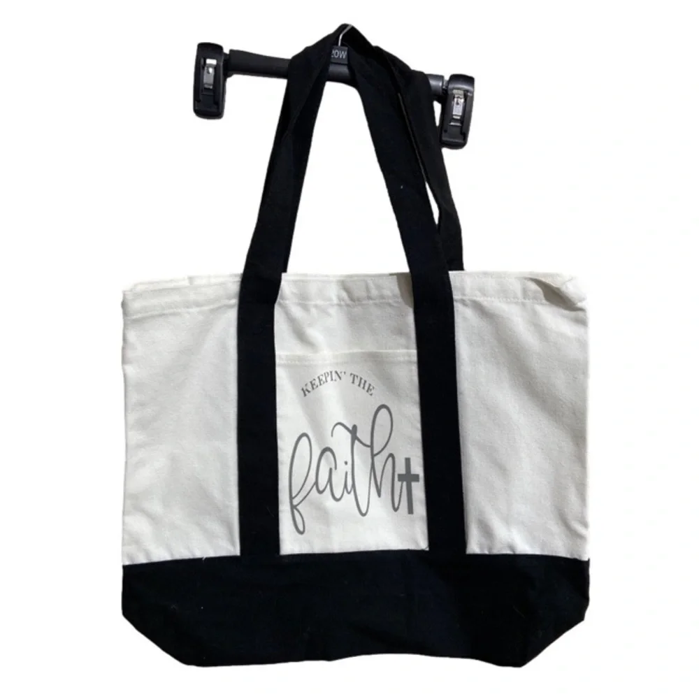 New canvas tote bag