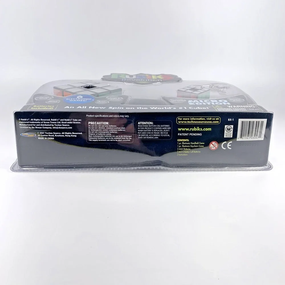 Rubik's Revolution With Micro Edition Electronic Keychain Game New In‎ Box 2007
