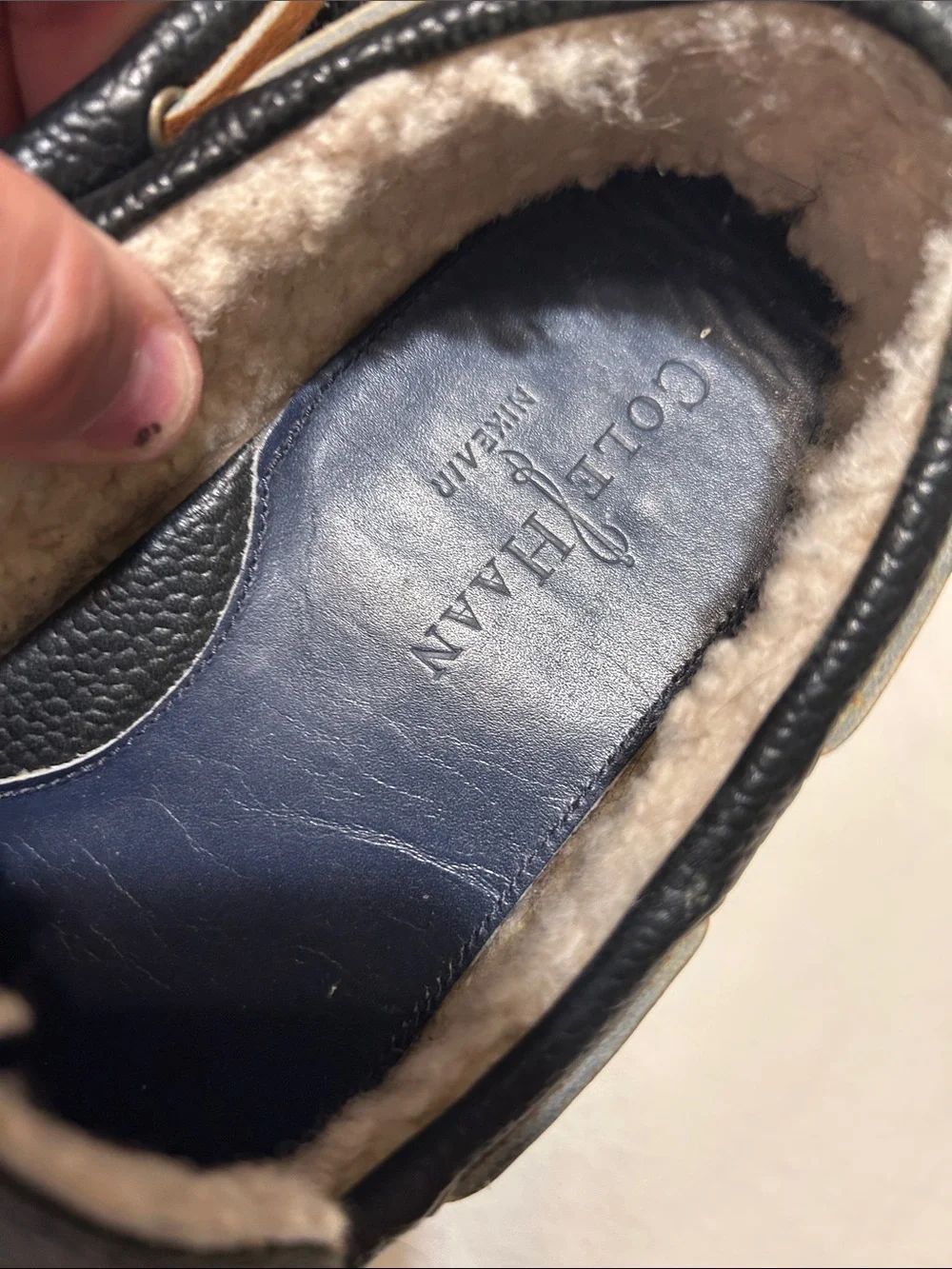 Cole Haan leather driving
