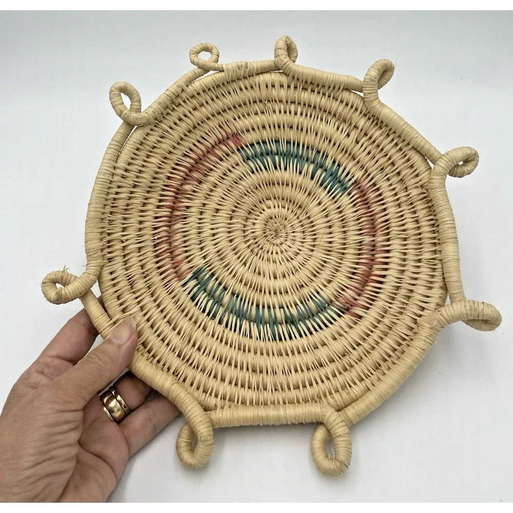 Handmade vintage handwoven