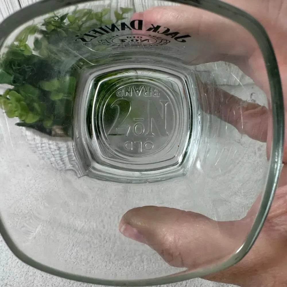 Jack Daniels rocks brand glass