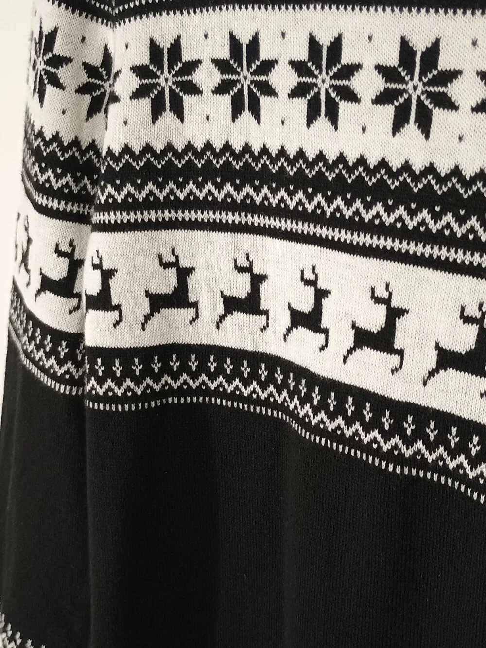 The Children’s Place Girls Fair Isle Reindeer Sweater Dress Size Large 10/12 NWT