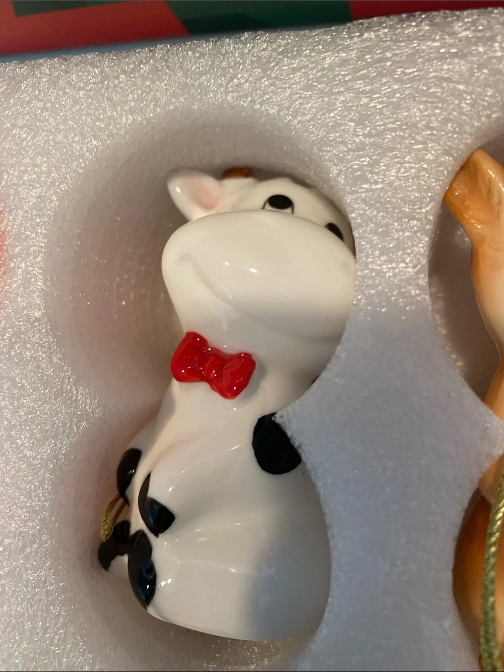 NIB Hand-Painted Ceramic Animal Ornaments for your tree
