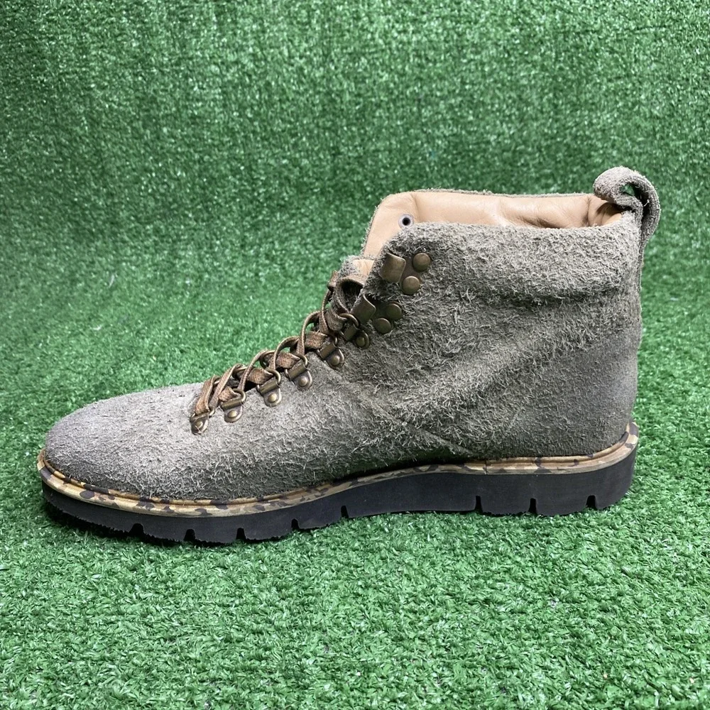 Ross & Snow Stefano SP Green Suede Leather Lace Up Boot Size Mens 7 - NEW