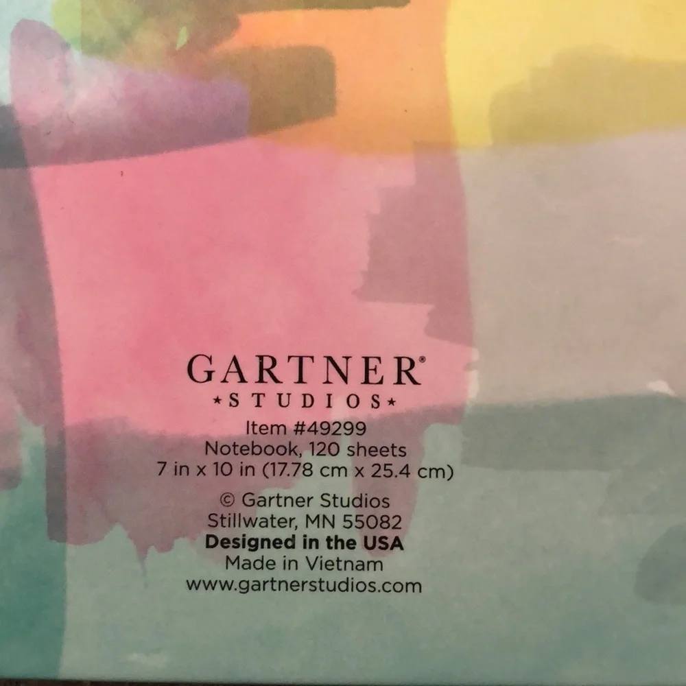 Gartner Studios Notebook