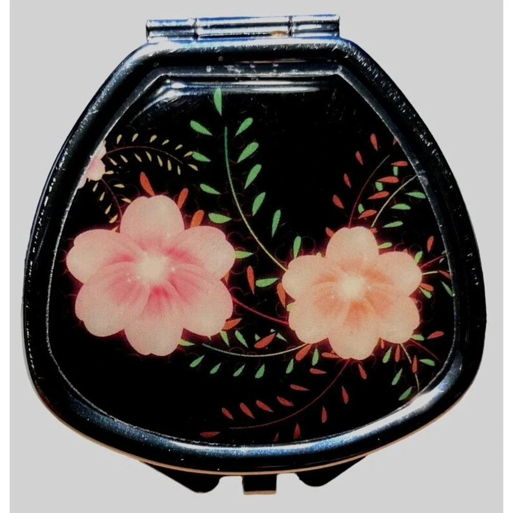 Floral Pill‎ Travel Purse Medication Holder Container Medicine Daily Snap Close