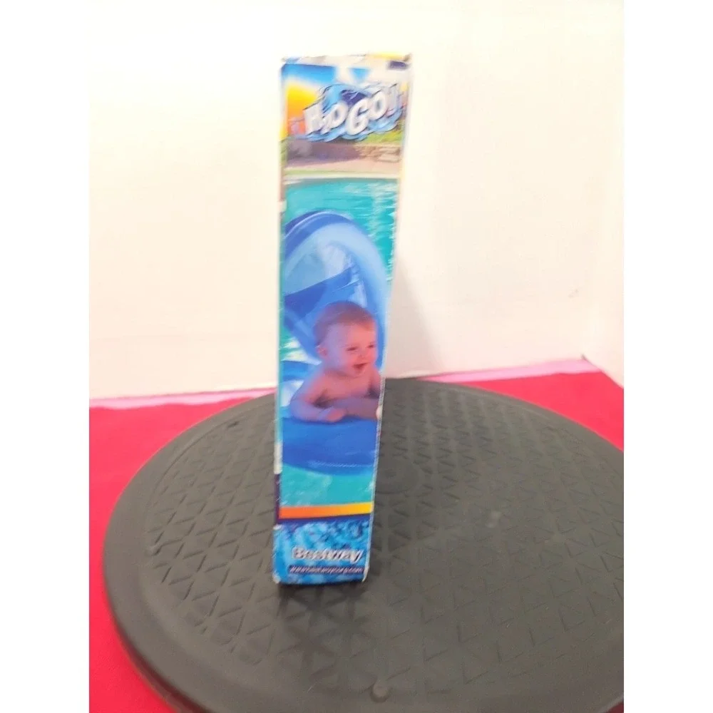 H2O Go! Baby Care Seat Float 50+ UPF‎ Protection Detachable Sun Shade Blue New