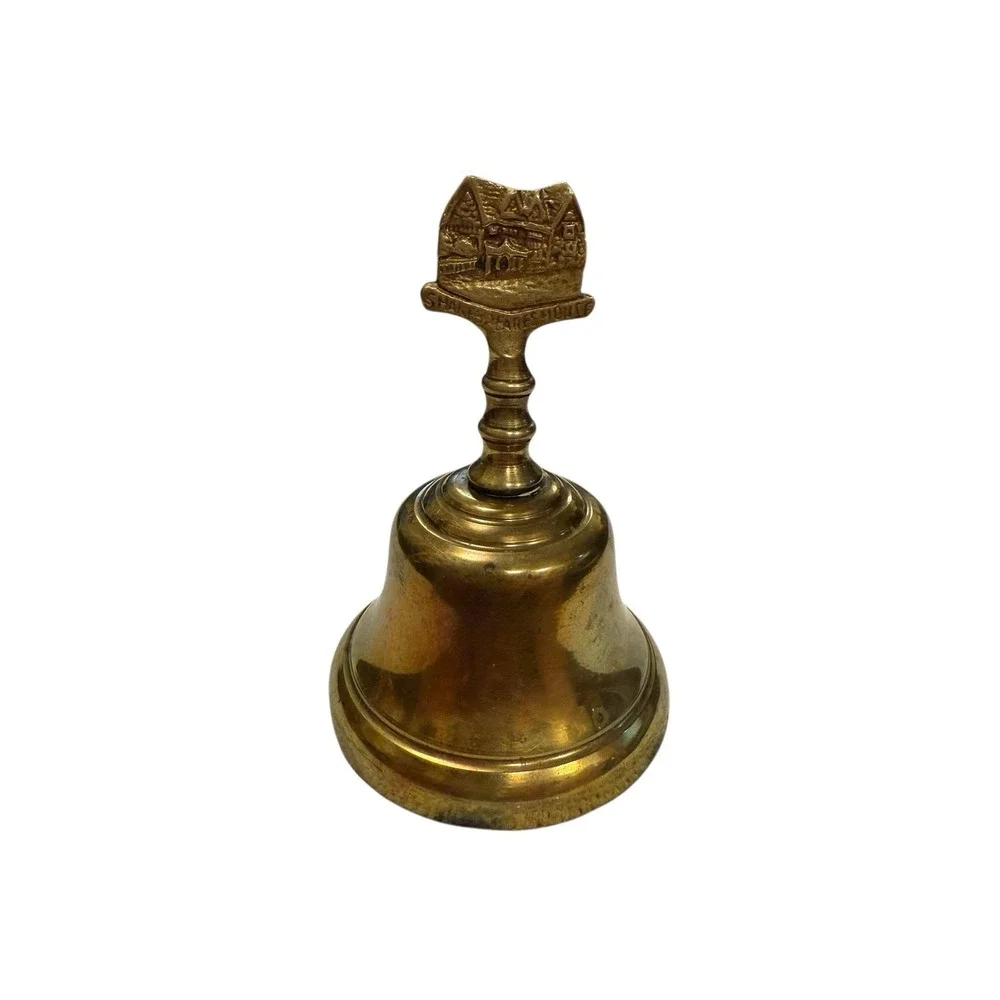 Shakespeare House Stratford Vintage solid brass‎ desk bell