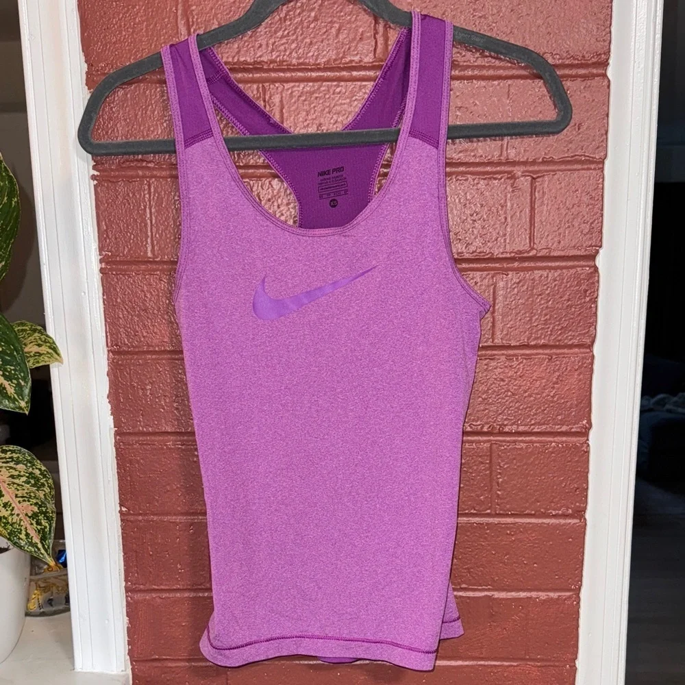 Nike Women's Purple Racerback Tank Top XS