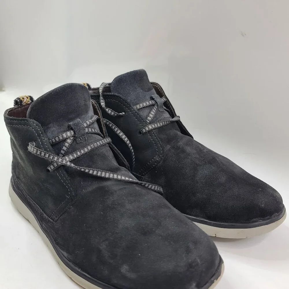 UGG‎ Men's Black Freamon 1094358 Suede Waterproof Ankle Chukka Boots Size 9
