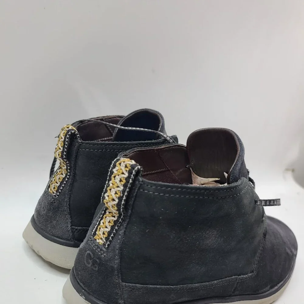 UGG‎ Men's Black Freamon 1094358 Suede Waterproof Ankle Chukka Boots Size 9