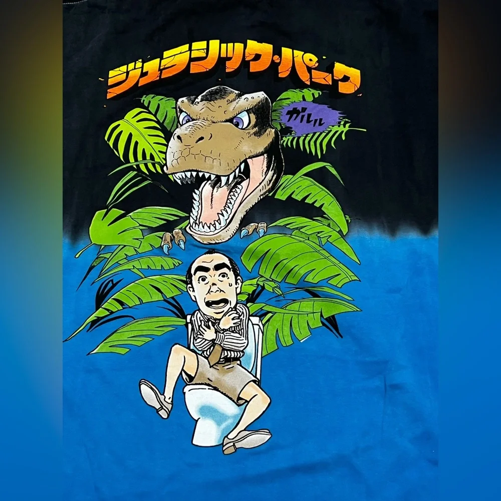 Jurassic Park dinosaur cotton
