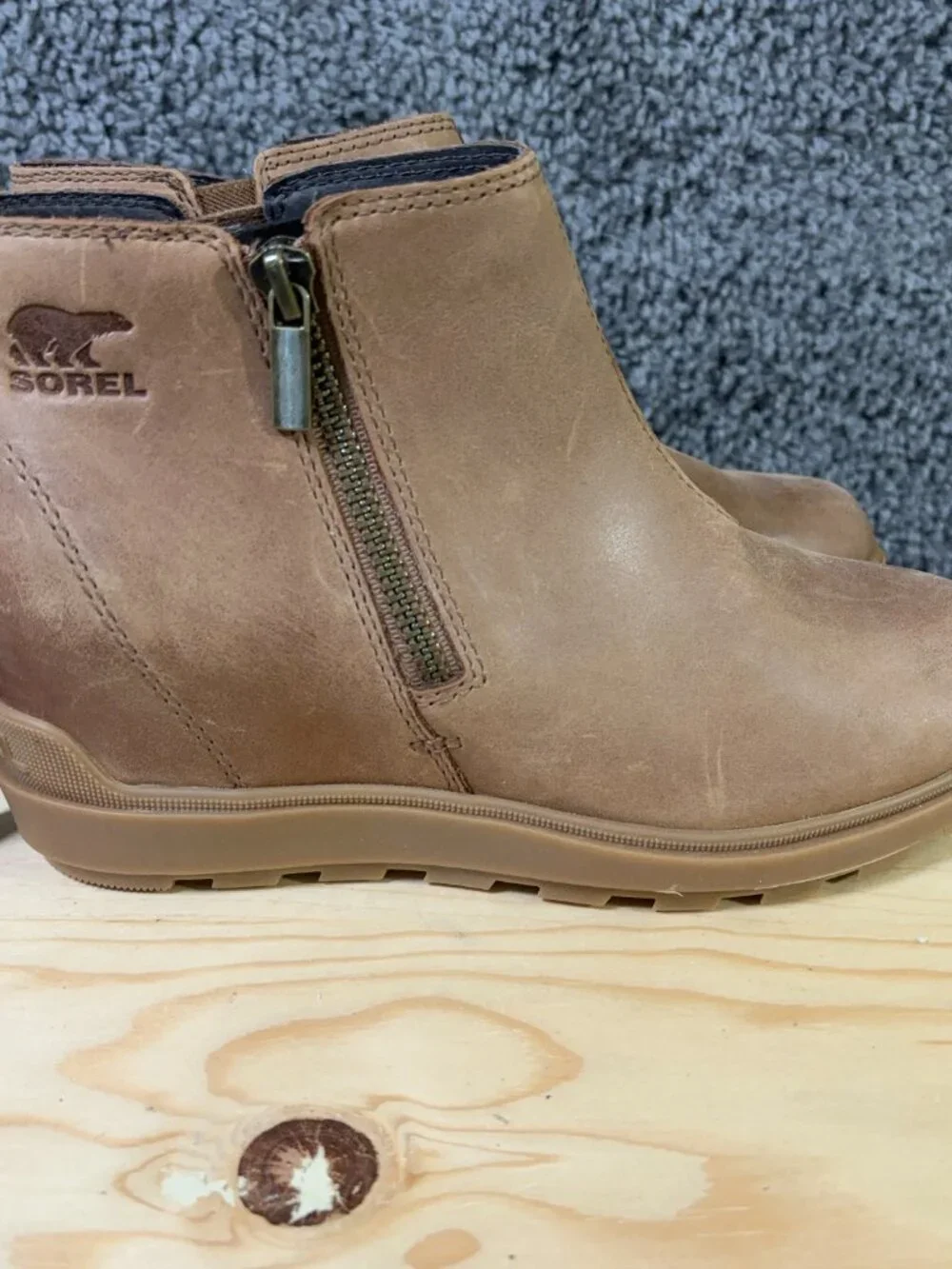 Sorel me booties back