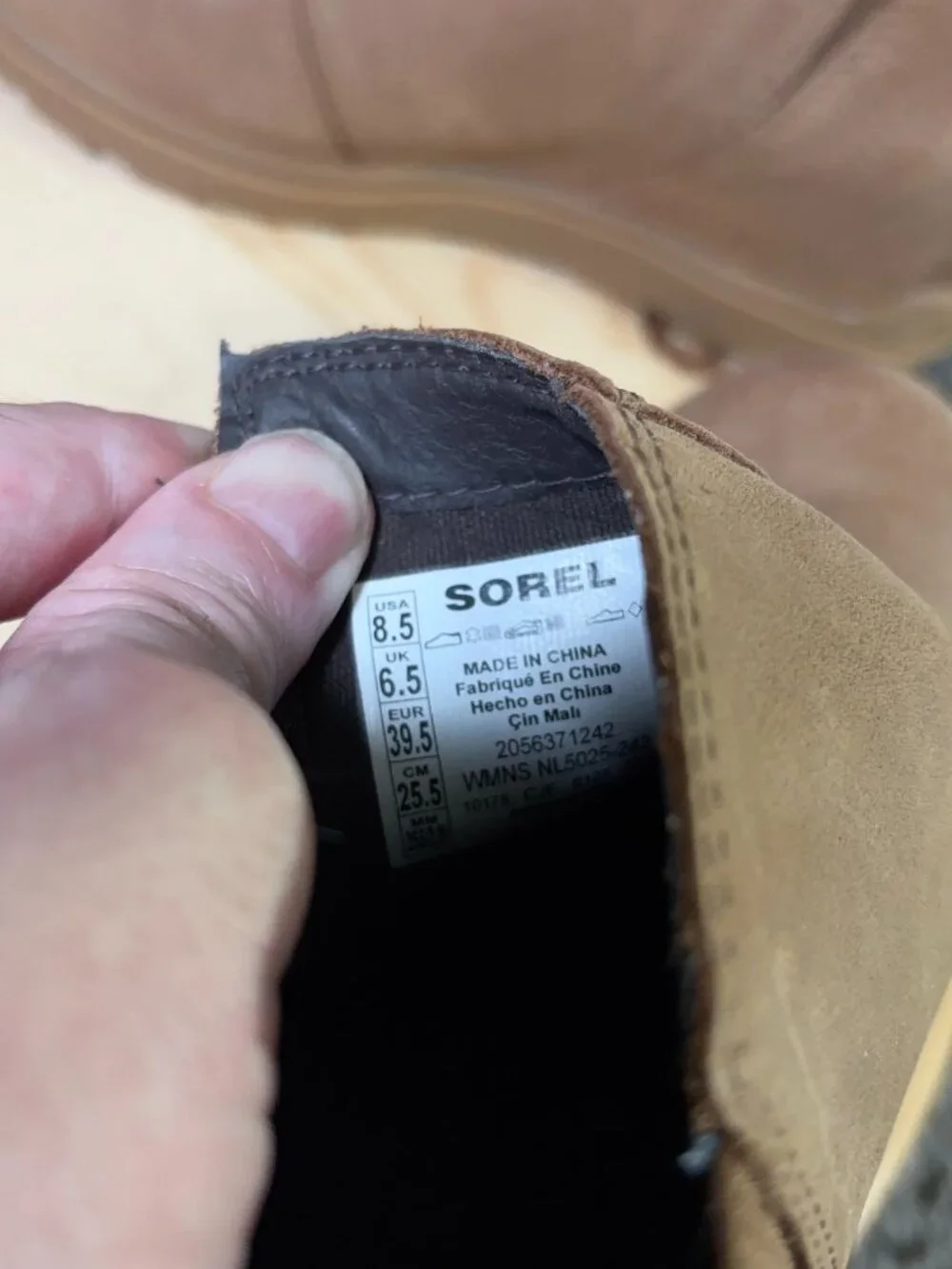 Sorel questions leather