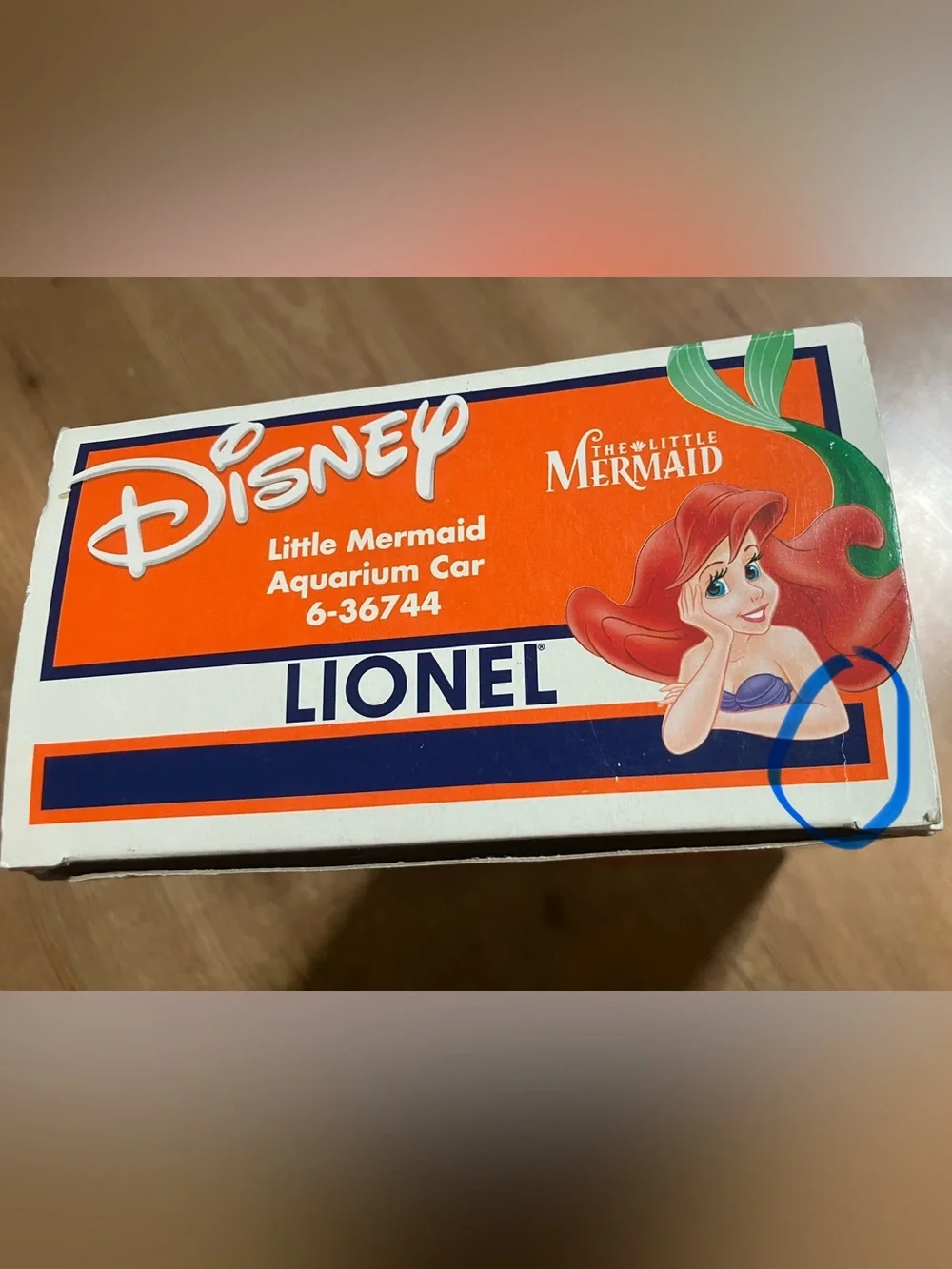 LIONEL DISNEY LITTLE MERMAID AQUARIUM CAR 6-36744