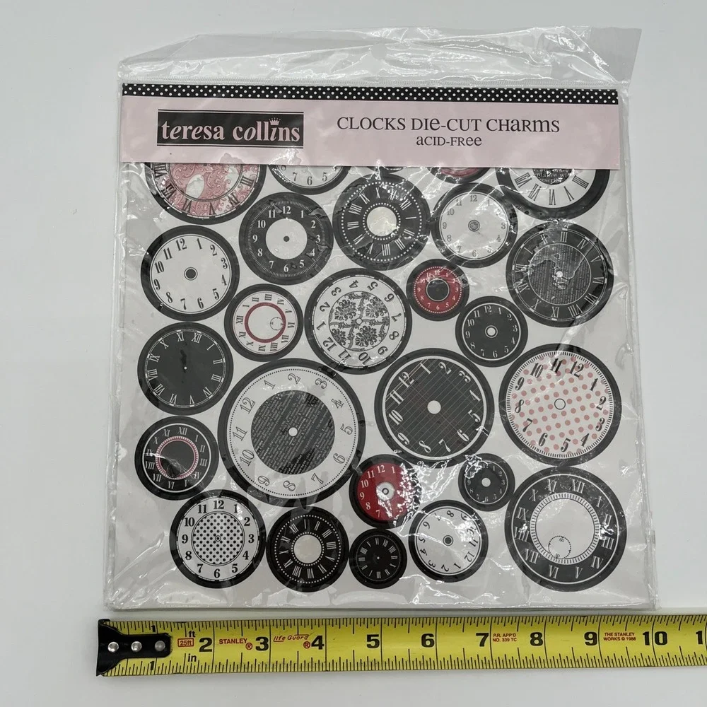 Lot of 12 Scrapbook Chipboard Stickers Embellishments Holiday Love Vintage