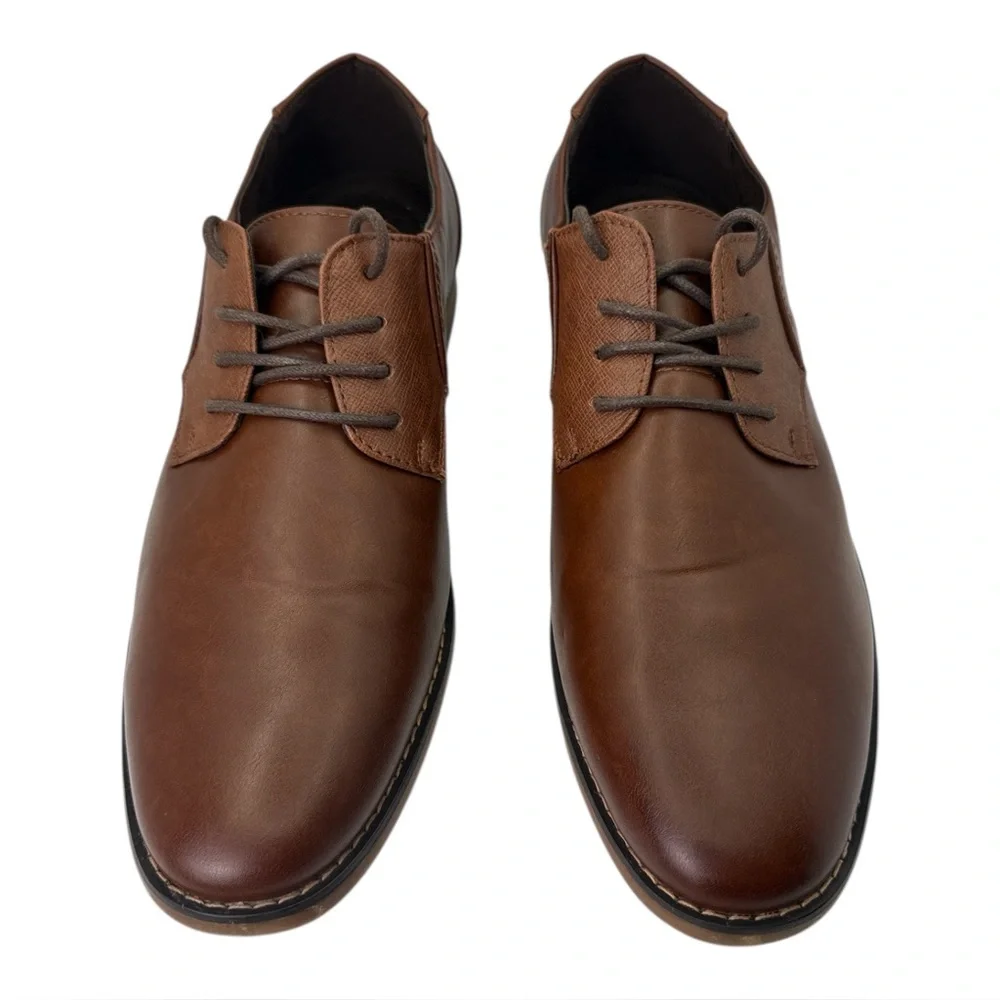 Deer Stags Men's Matthew Dress Comfort Oxford‎ Classic Brown, Size 10.5 Wide